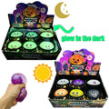 2PK Halloween Glow in the Dark Maltose (Jelly) Filled Dumpling Squishy