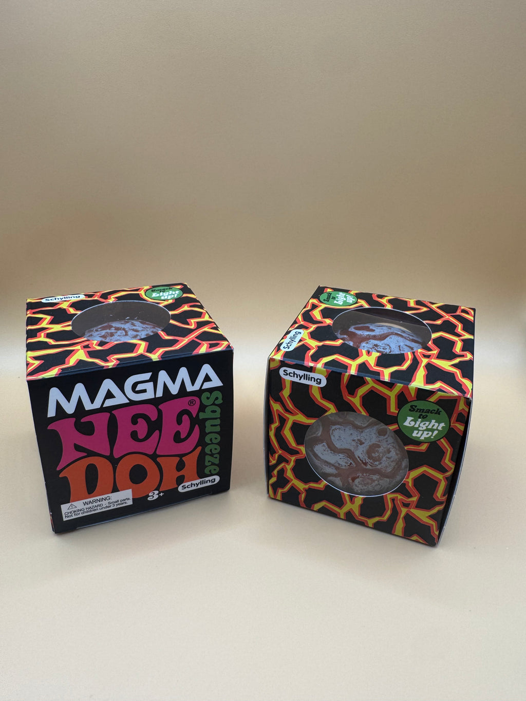 NeeDoh Magma - Sensory Squeeze Toy - Lights Up - 2.5" Wide - Color May Vary