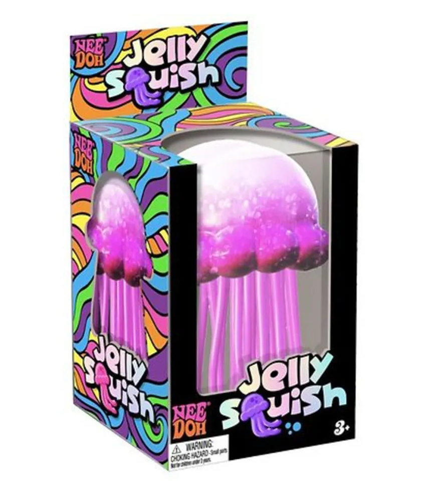 Nee Doh Jellyfish Jelly Squish Pink