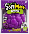 SoftMart Scented Grape Squishy Toy Purple Stress Relief Squeeze Ages 6+