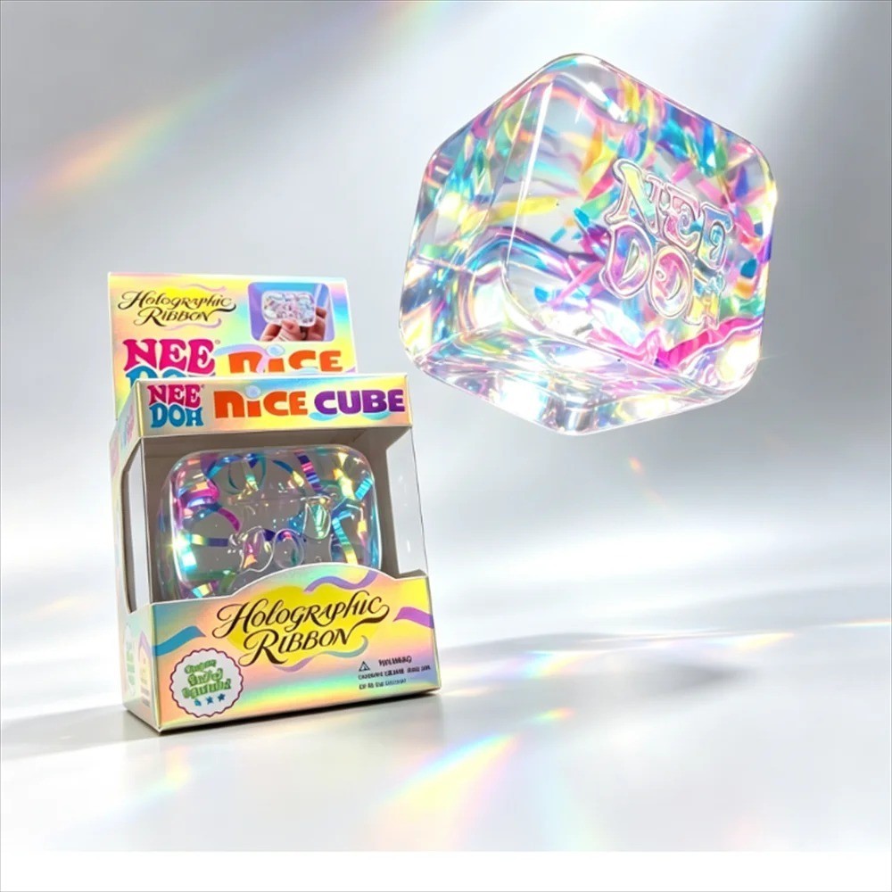NeeDoh Nice Cube Holographic Robbon